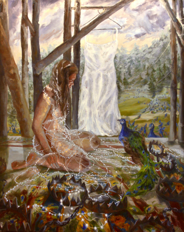 © Foundation, 67x84 inches, oil on canvas - sold