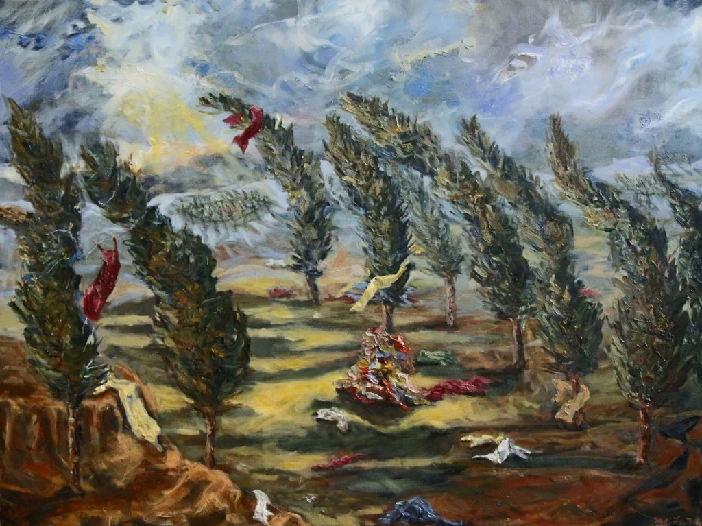 © Aftermath, 30x40 inches, oil on canvas - sold