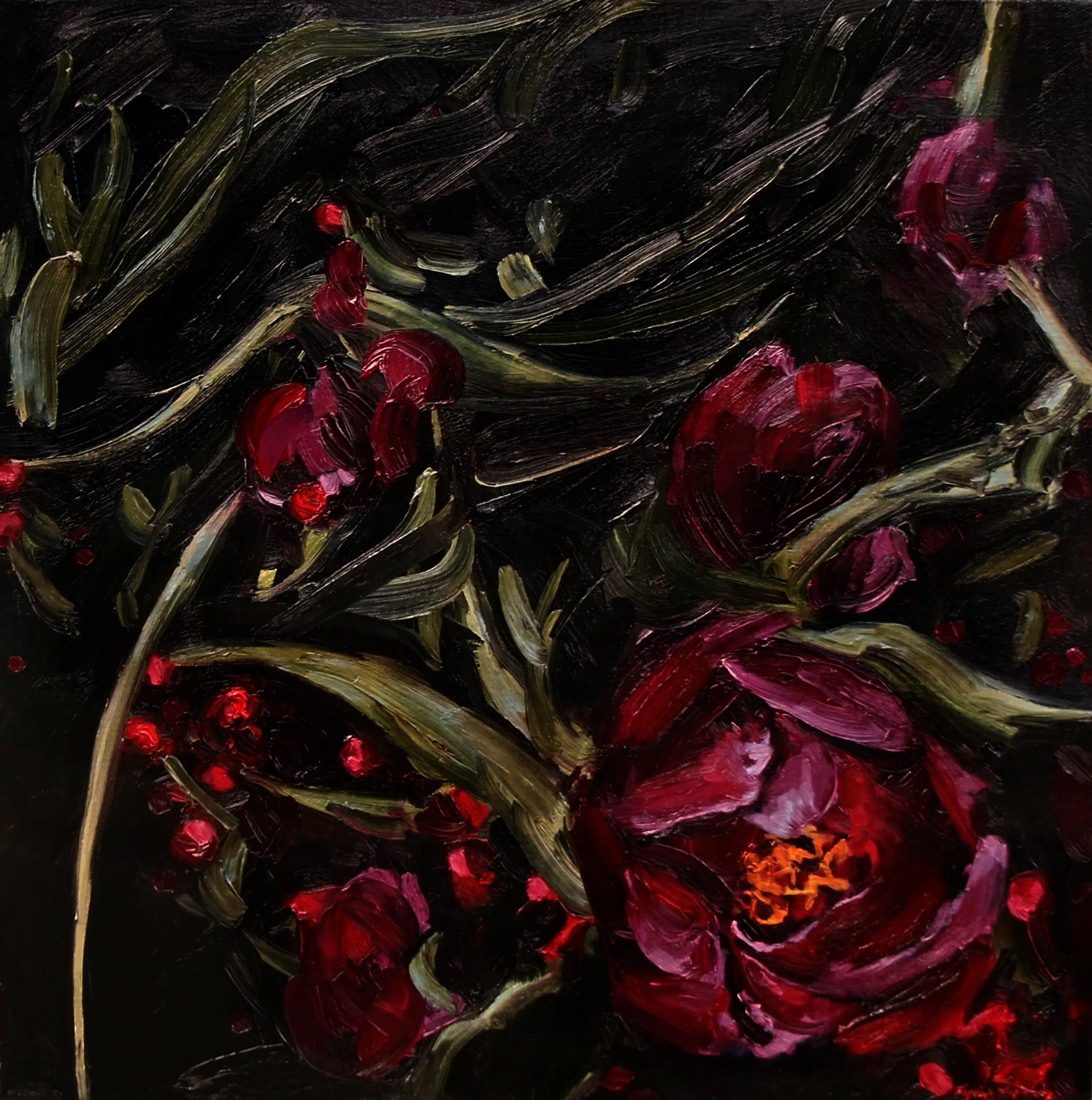 © Offering II, 20x20 inches, oil on canvas, 2014 - sold