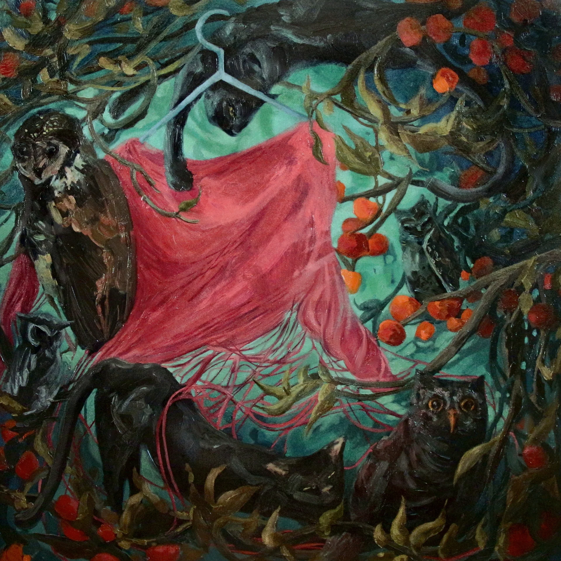 © Prophesy, 36x36 inches, oil on canvas, 2014