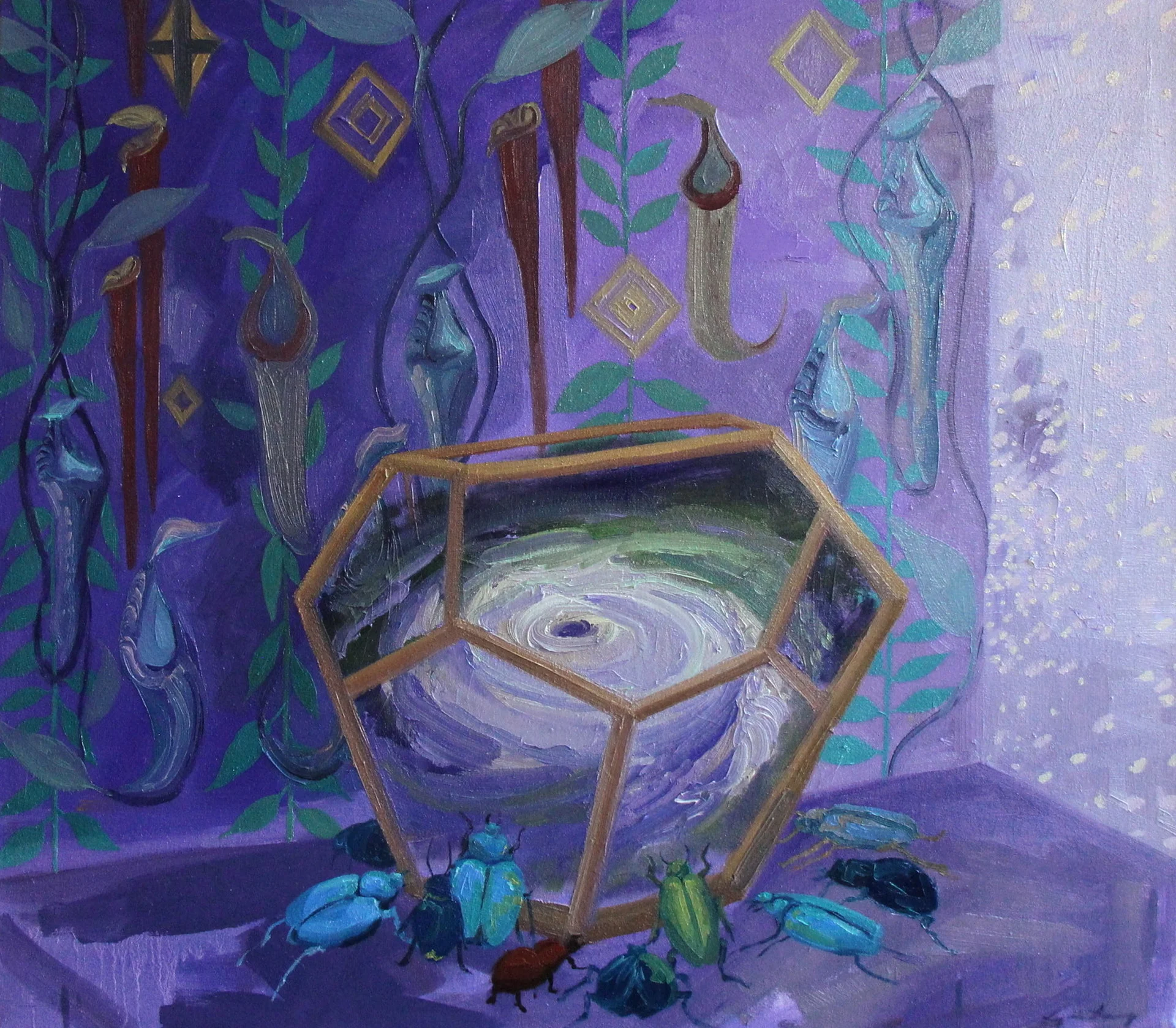  © Revolt, 28x32 inches, oil on canvas, 2018 