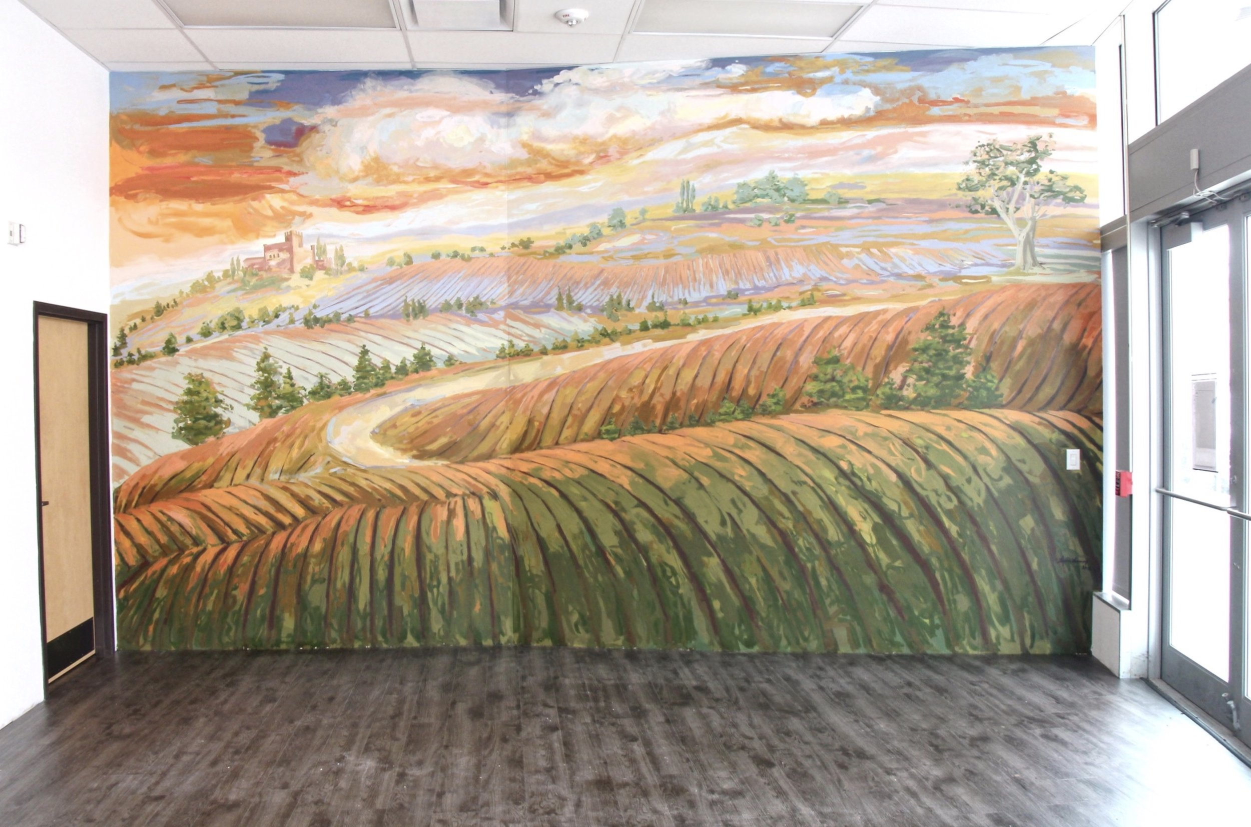 Sonoma Mural for Harbor Point Wines & Spirits