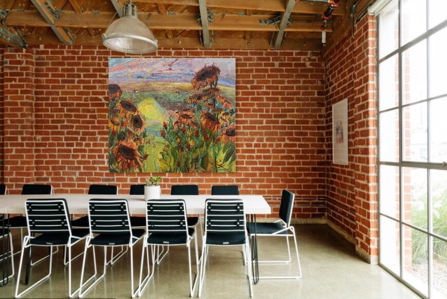 Looking for Little Bear, 66x74 inches, oil on canvas.