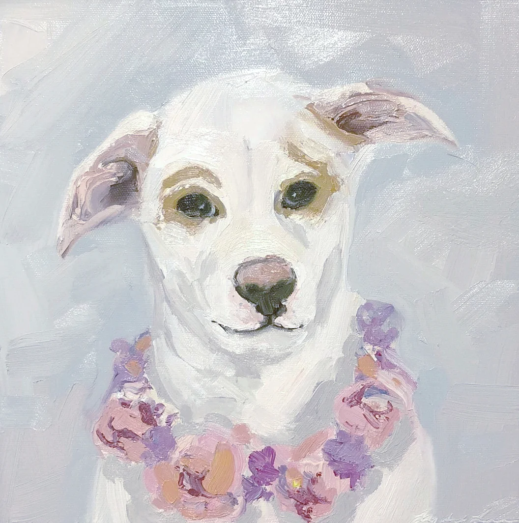 © Lucy, 12x12 inches, oil on canvas.