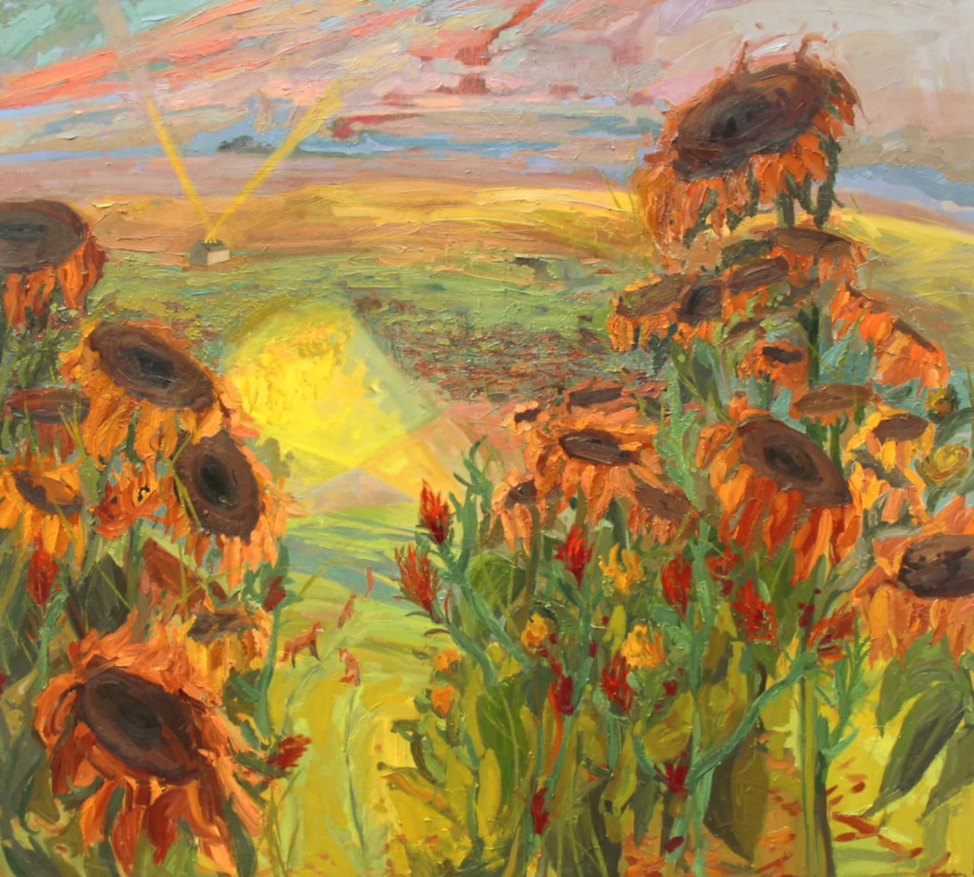  © Looking for Little Bear, 66x74 inches, oil on canvas. 