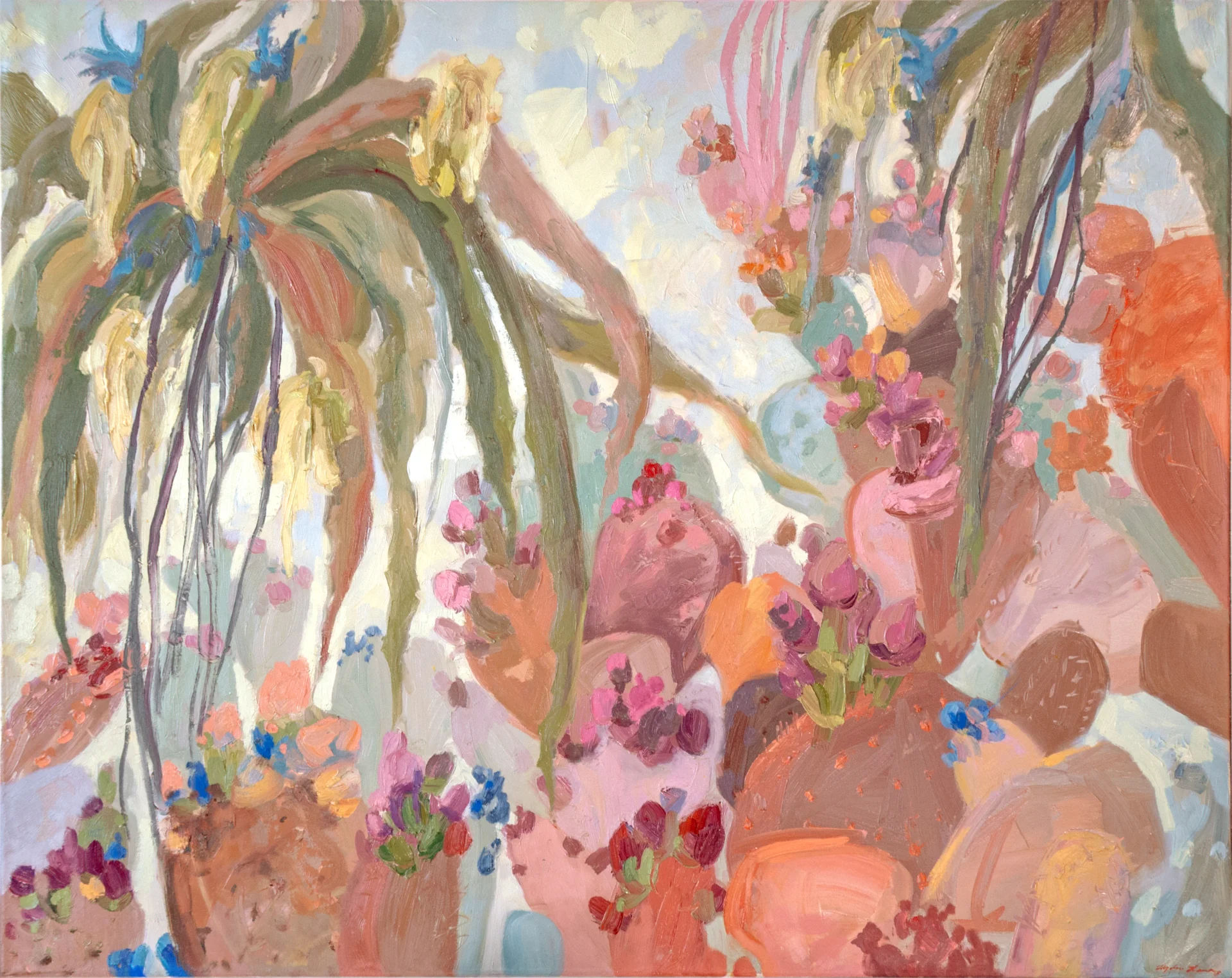 © Garden II, 40x50 inches, oil on canvas.