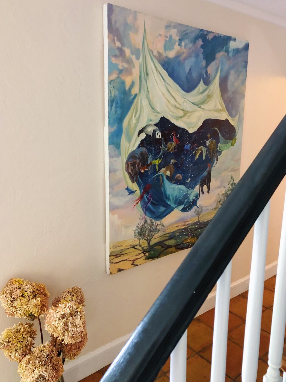 Sky Stories Hallway Project, New Haven CT