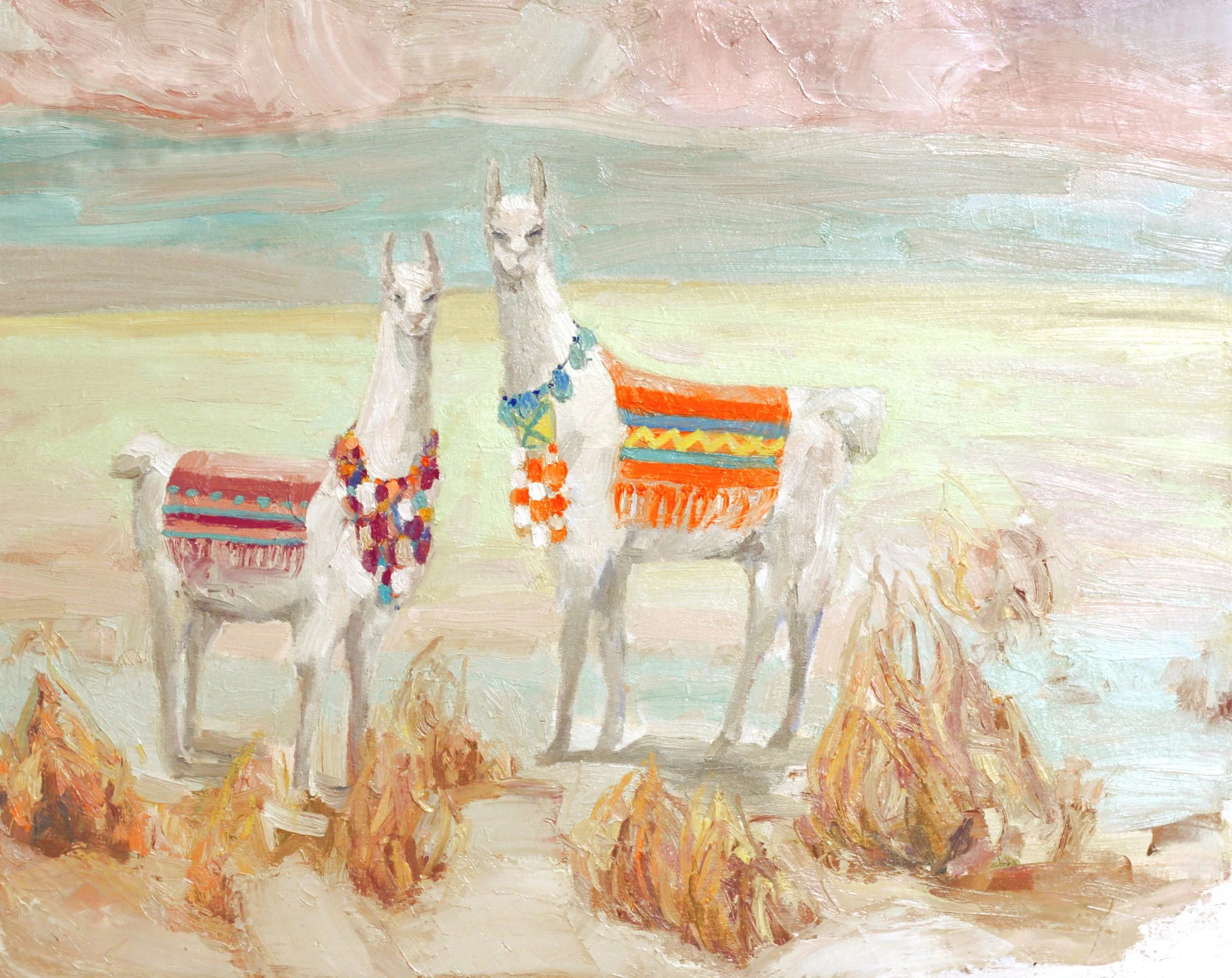  © The Travelers, 24x30 inches, oil on canvas. - sold 