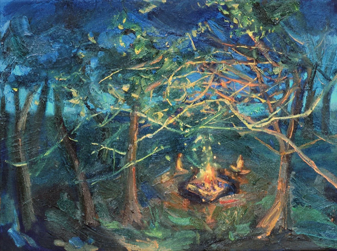  © Intention Setters, 12x16 inches, oil on canvas. - sold 