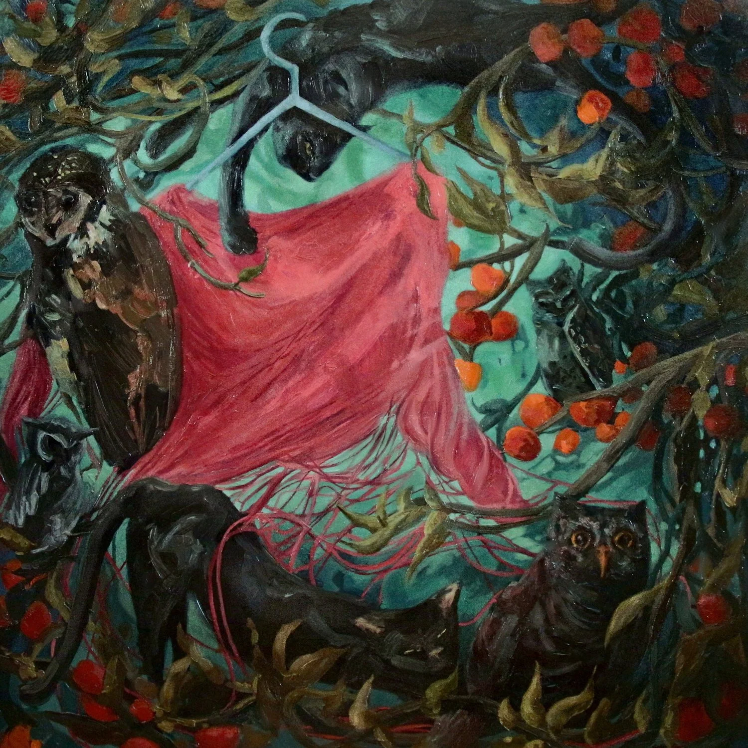  © Prophesy, 36x36 inches, oil on canvas 