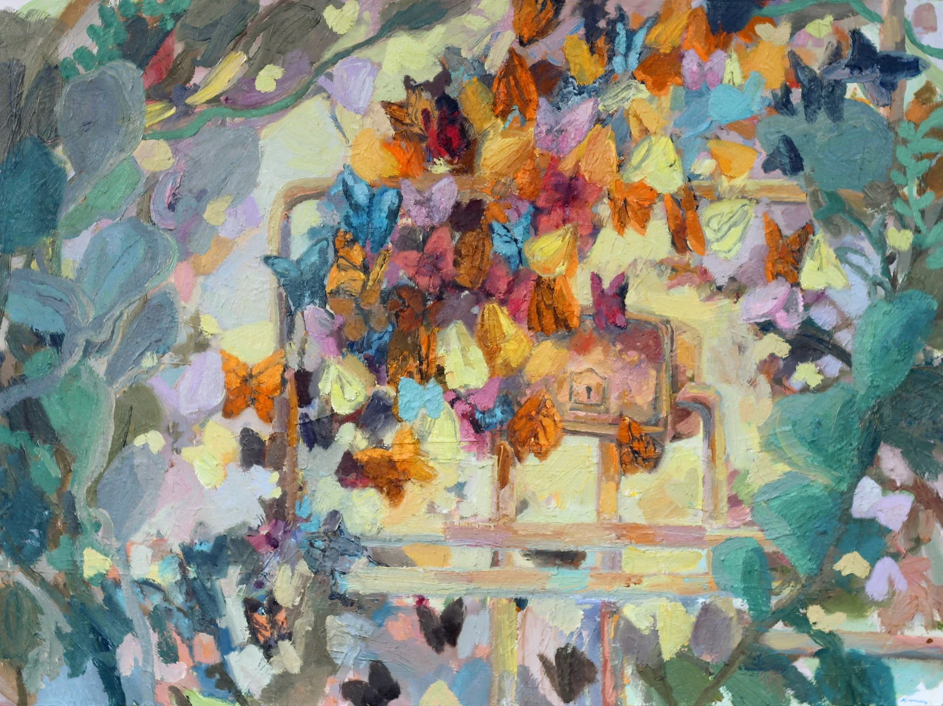  © Lockbox, 36x48 inches, oil on canvas, sold   