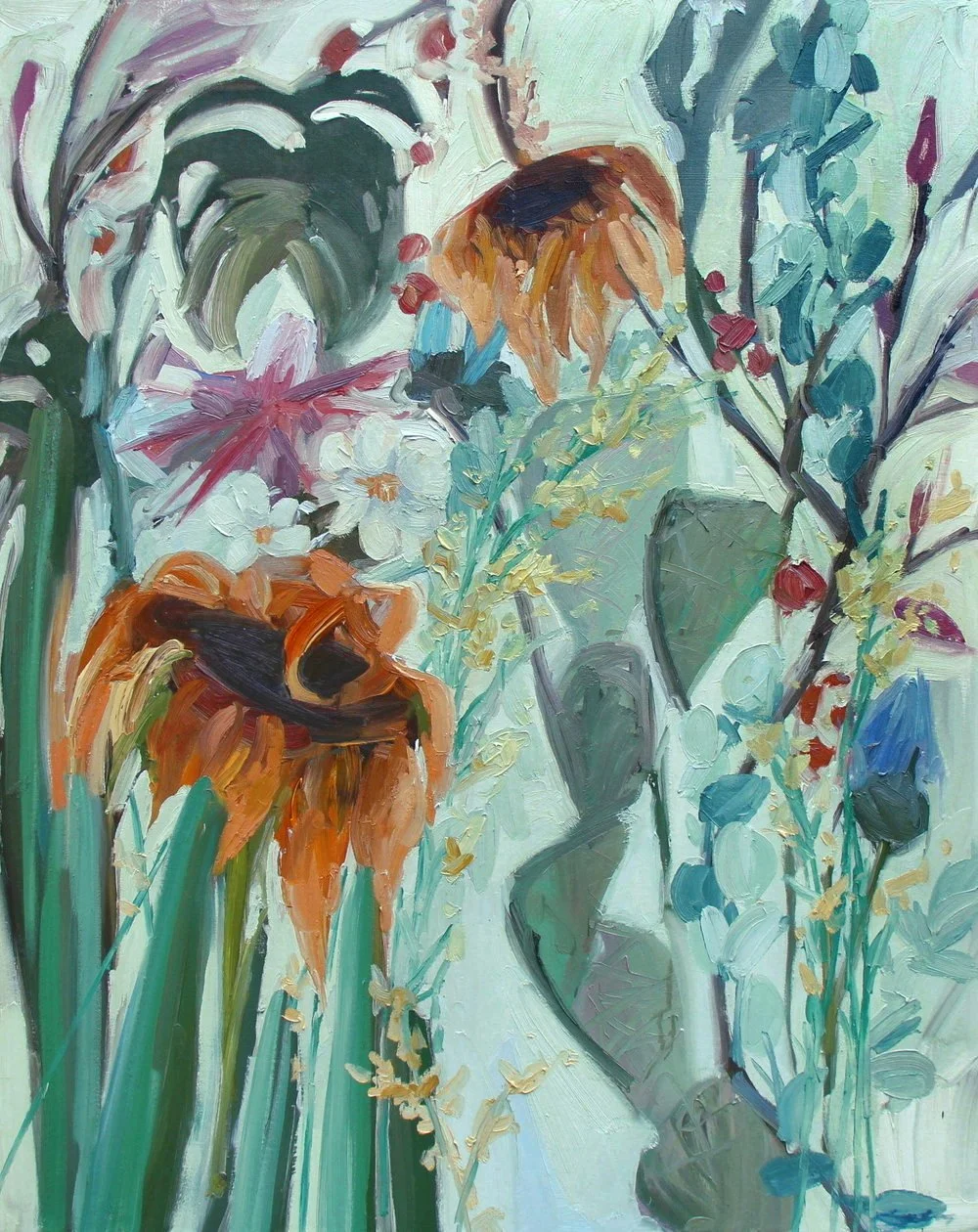  © Mood Garden I, 40x50 inches, oil on canvas, sold 