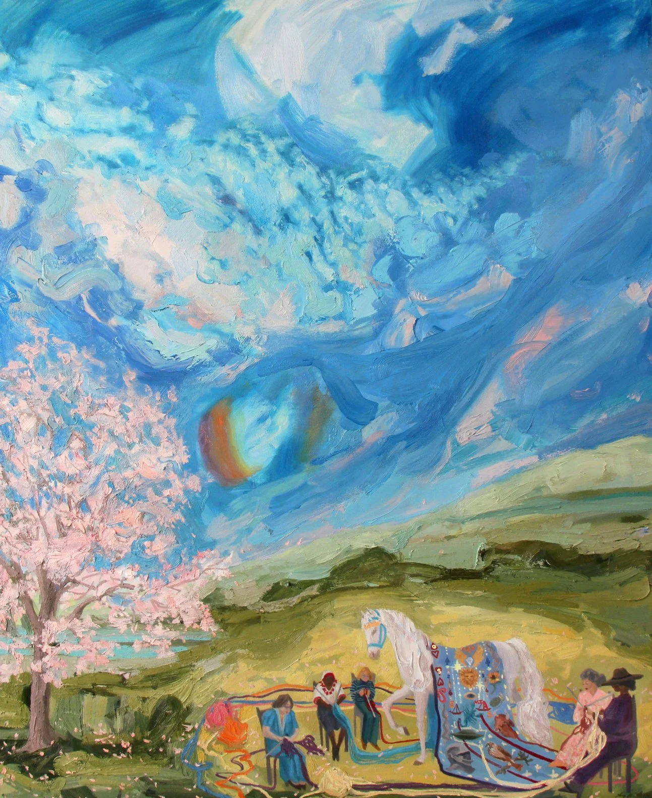  © Magnolia, 46×38 inches, oil on canvas 