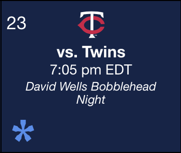 David Wells Bobblehead Night @ Yankee Stadium