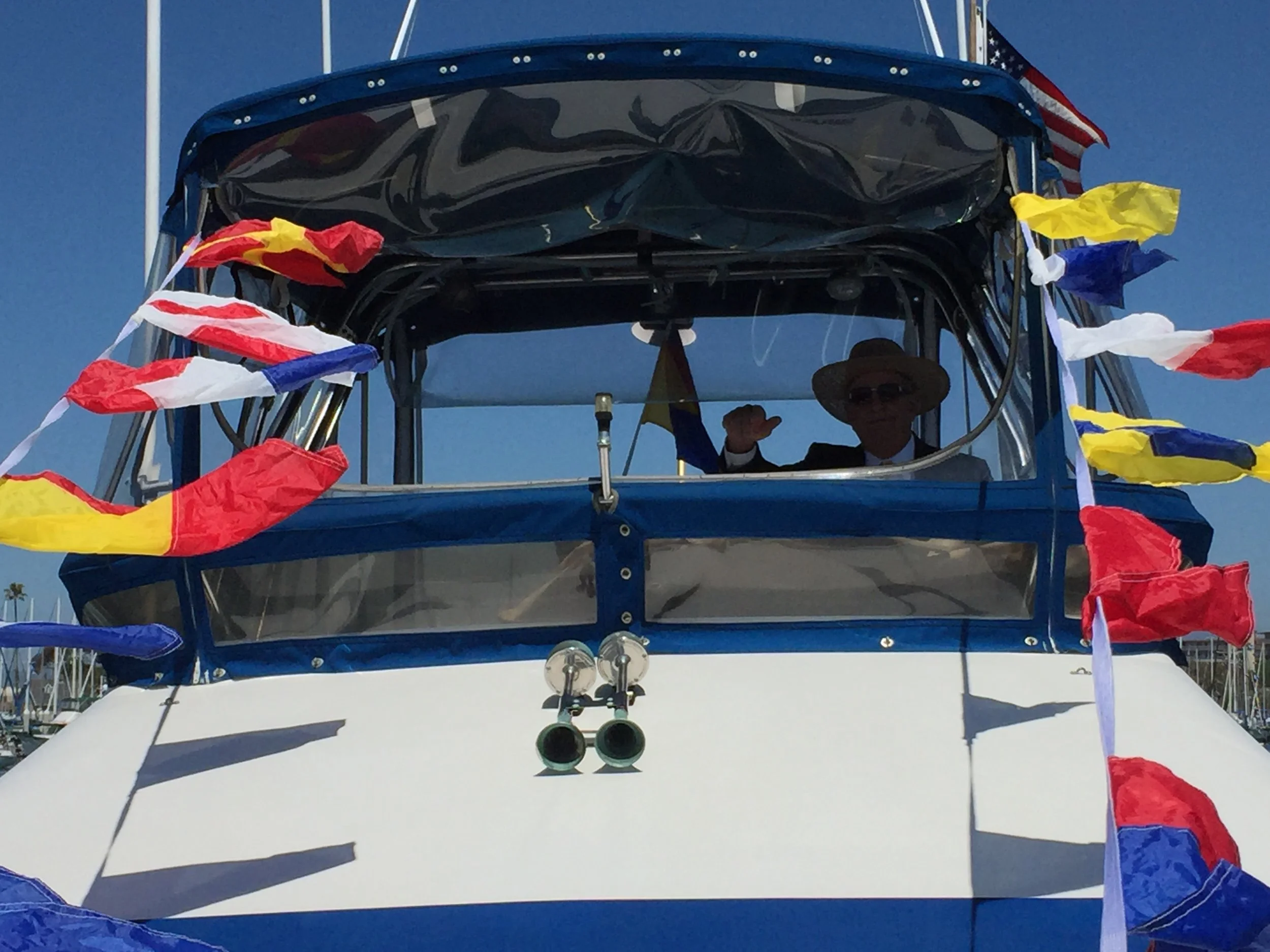 Full Custom Canvas Replacement for 40' Mediterranean Yacht