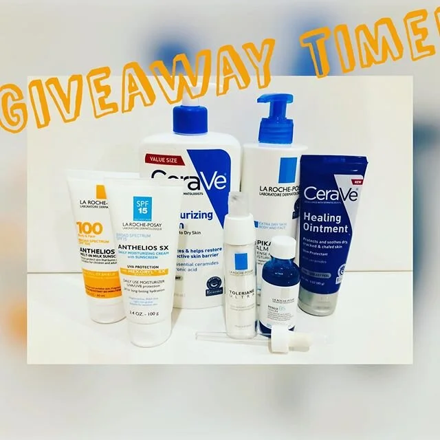 I&rsquo;m so excited to team up with the incredibly generous team @larocheposayusa and @cerave for this week&rsquo;s amazing giveaway- just a little something to brighten your week...the giveaway includes a ton of amazing moisturizers and sunscreens 