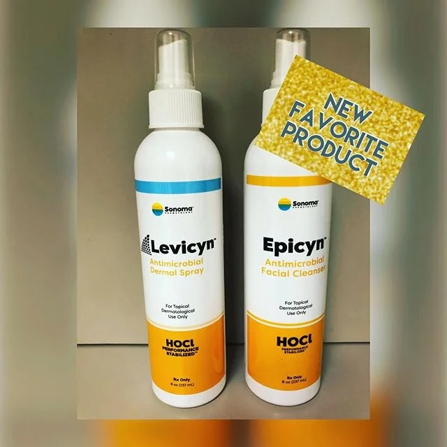 I hope everyone is getting their entries in for the ultimate @xeominaesthetic giveaway-  I will be choosing a winner on Friday! Until then I just wanted to spotlight my new favorite product! #levicyn and #epicyn are prescription anti- microbial spray
