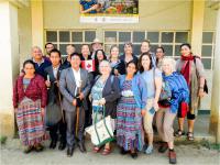 10 Canadian health practitioners visited health posts and clinics, as well as shadowed traditional midwives in home visits