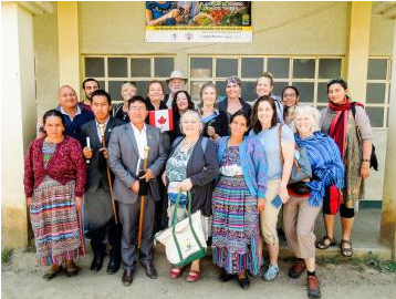 6 midwives, 3 nurses and one family doctor formed the first exchange team