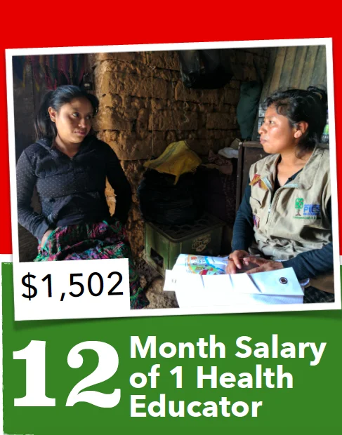 Your donation will help provide the one year salary for a Health Educator with the Maternal, Newborn and Child Health Project. These Health Educators travel to remote and rural Indigenous communities to teach and provide resources on maternal and child health. In the first 18-months of the project they have visited over 9,000 women and their families! 