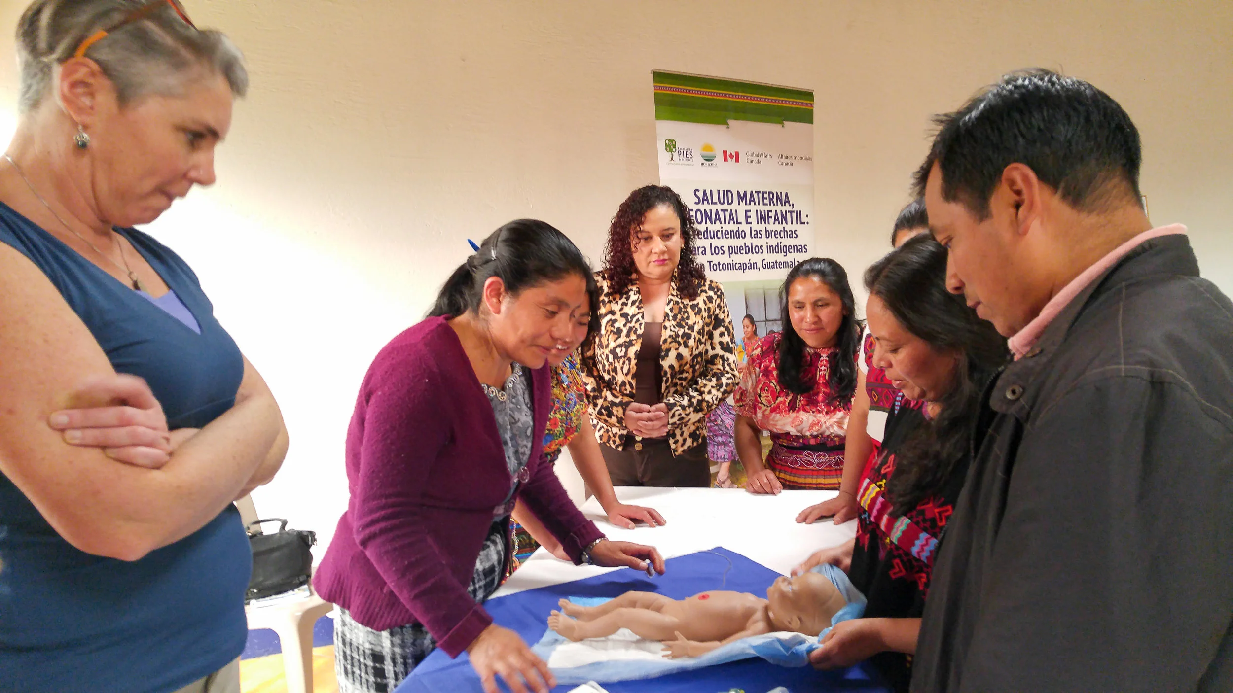 Workshops and activities with both traditional Indigenous midwives and health workers to exchange practices and knowledge will be held throughout the visit