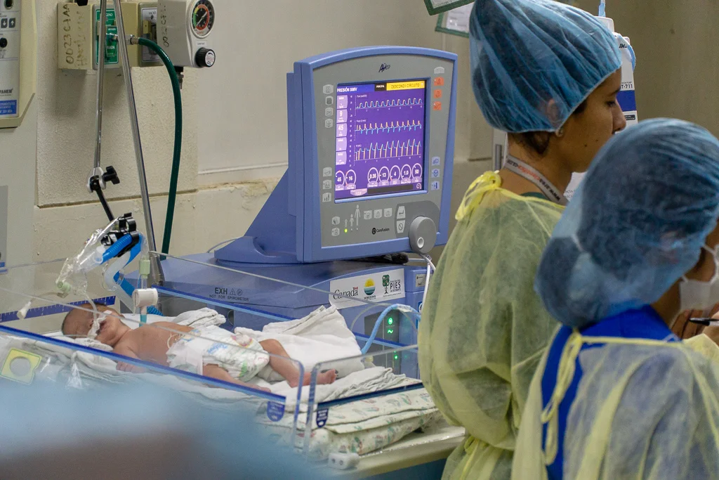 The MNCH project donated one of only two pediatric ventilators in public hospitals in Guatemala as part of a new pediatric critical care unit.