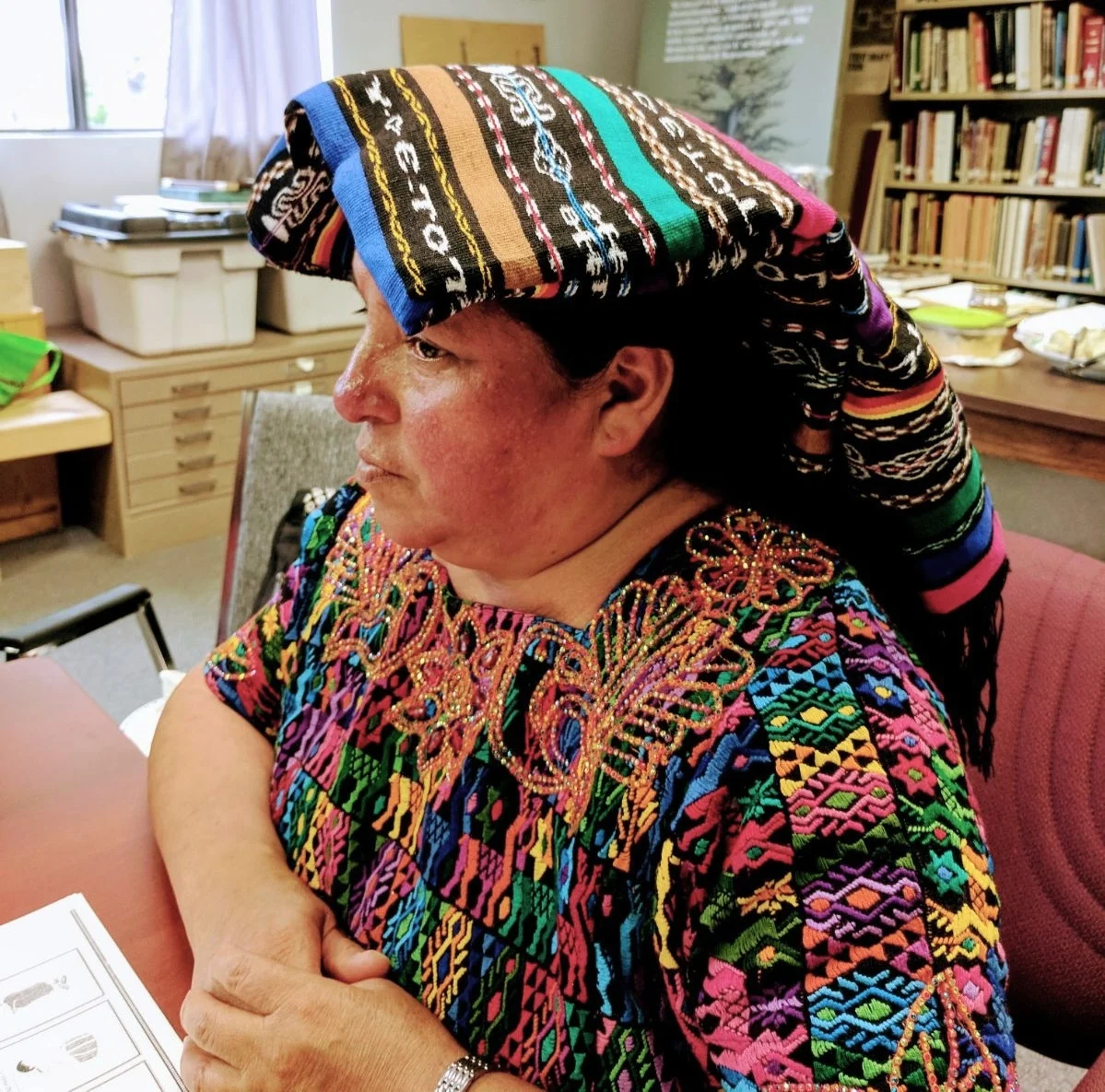 Estela Canastuj, a traditional Indigenous midwife and lead trainer.