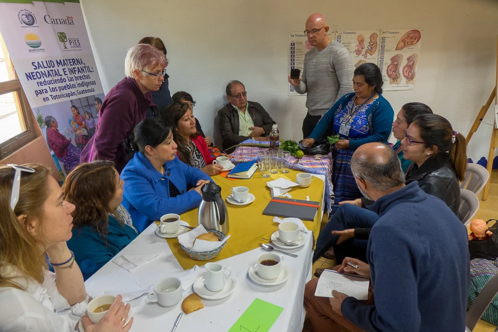 Workshops and meetings will be held between the Canadians and PIES de Occidente, traditional Indigenous midwives and Guatemalan Ministry of Health workers.
