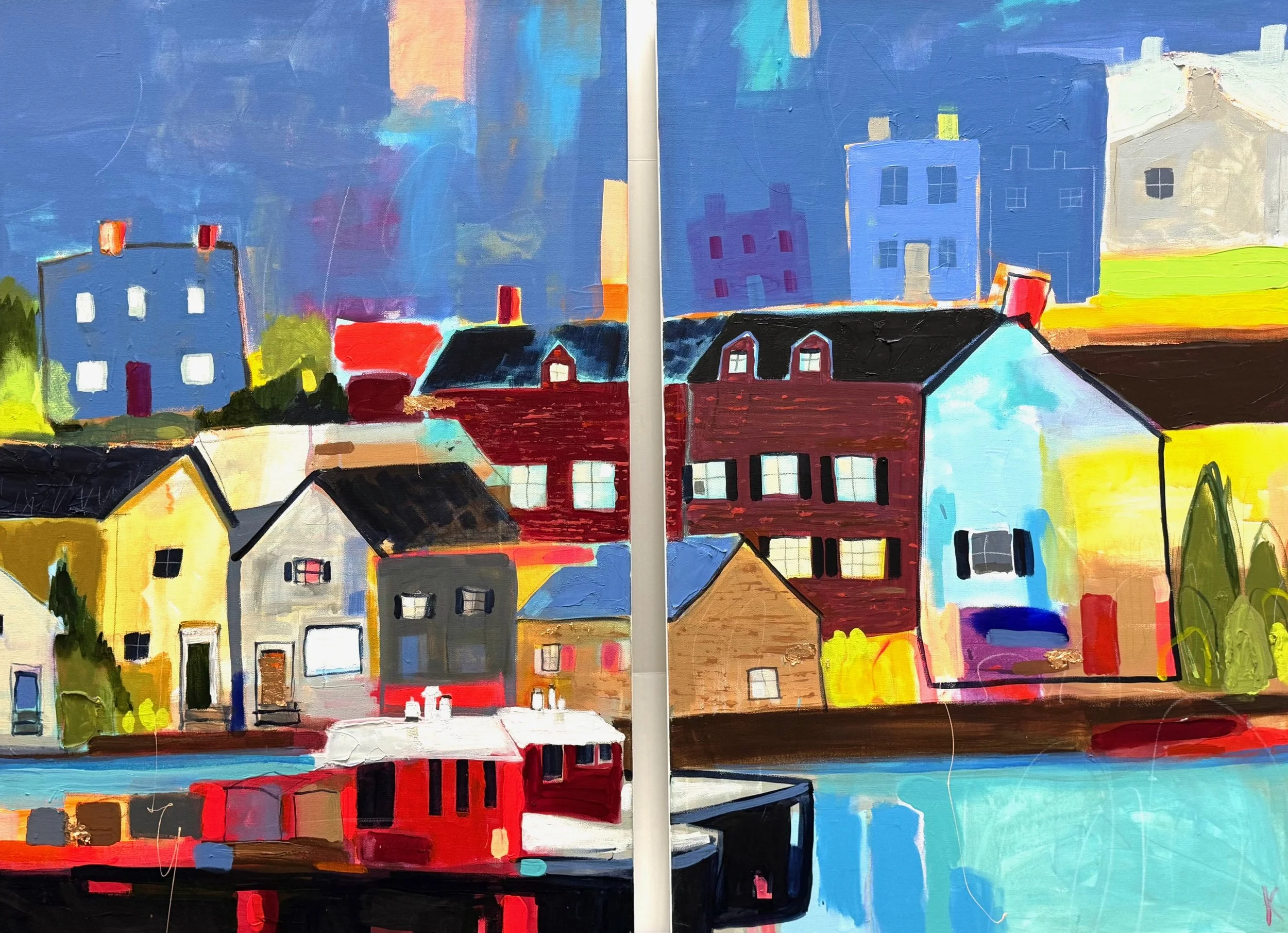 Tugboats and Passing TIme 36x48 two.jpg