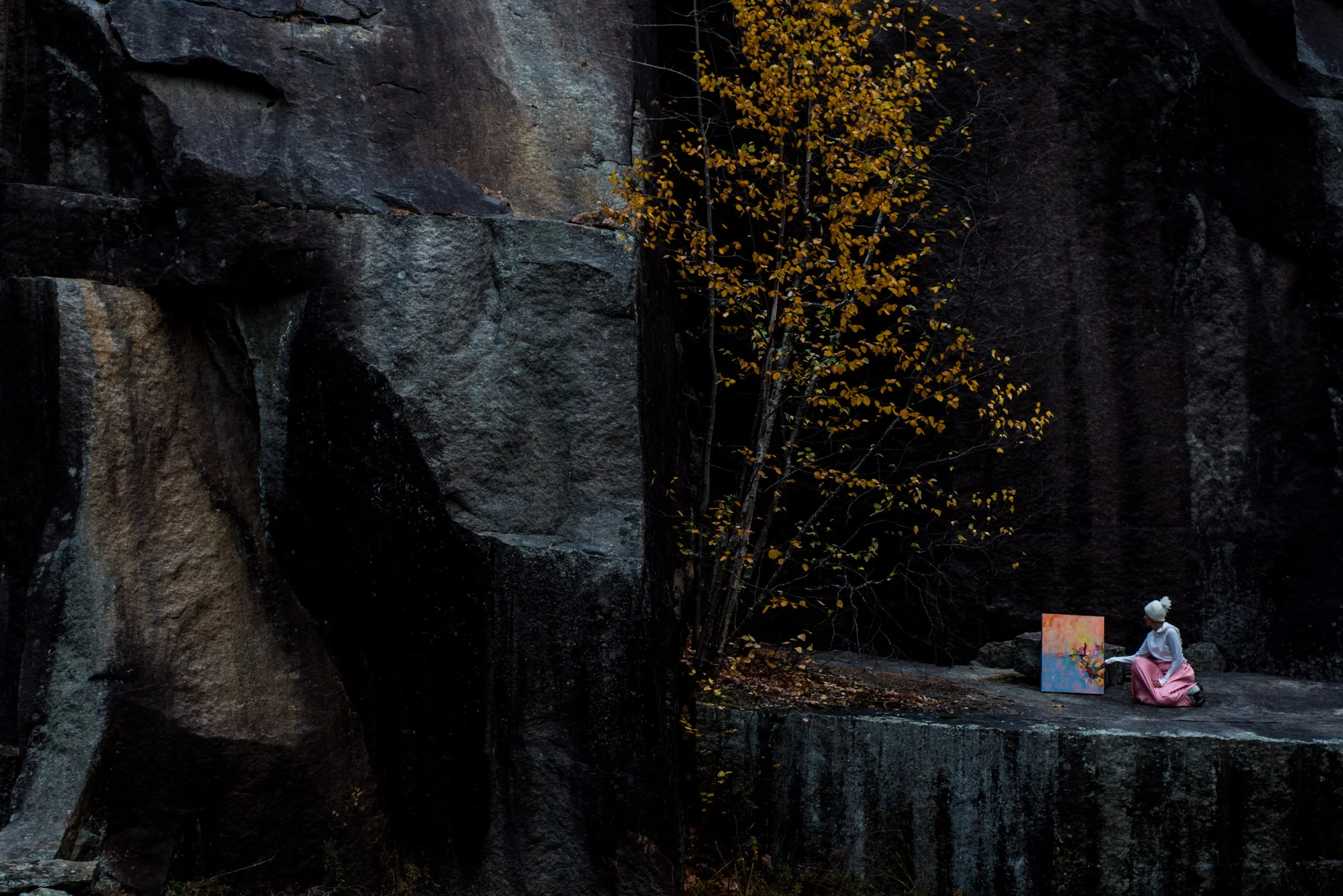 You never know where paintings takes you. PHOTO by Joe Klementovich (brother and NY Times photographer)