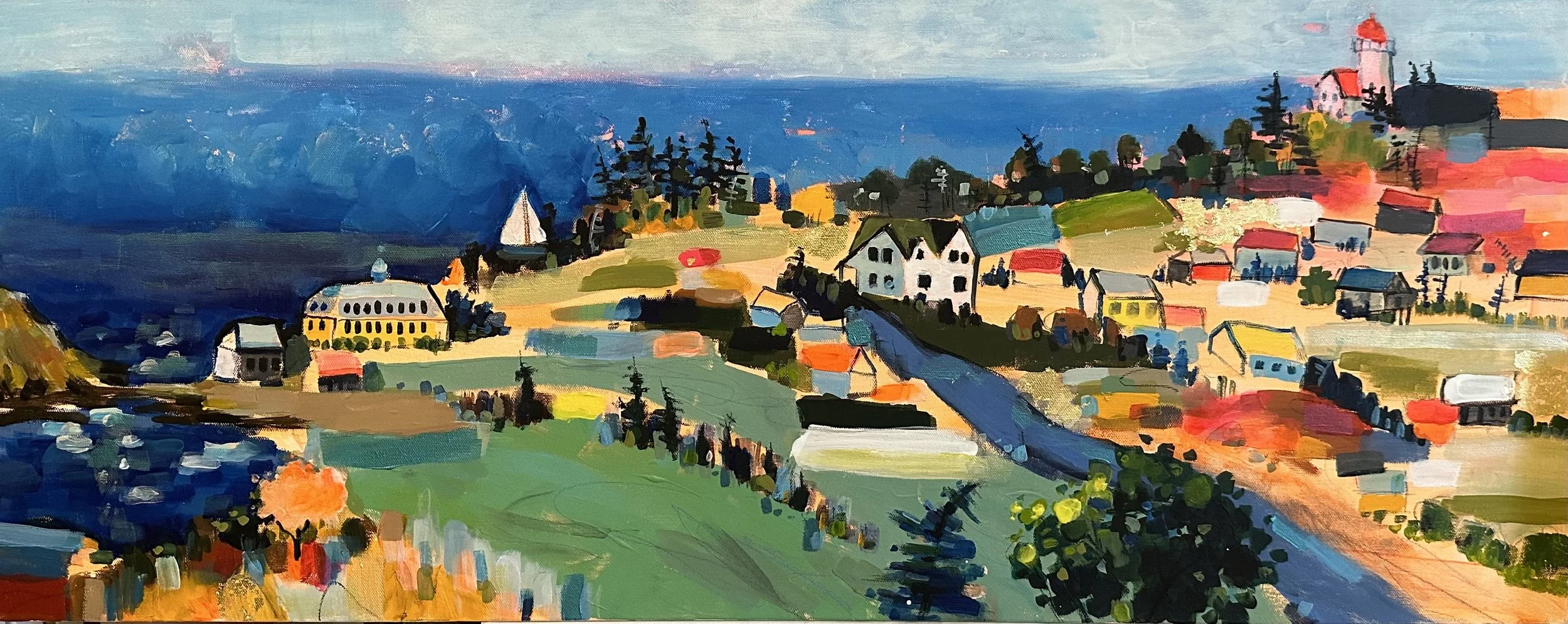 Packed Lunch on Monhegan 16x40.jpg