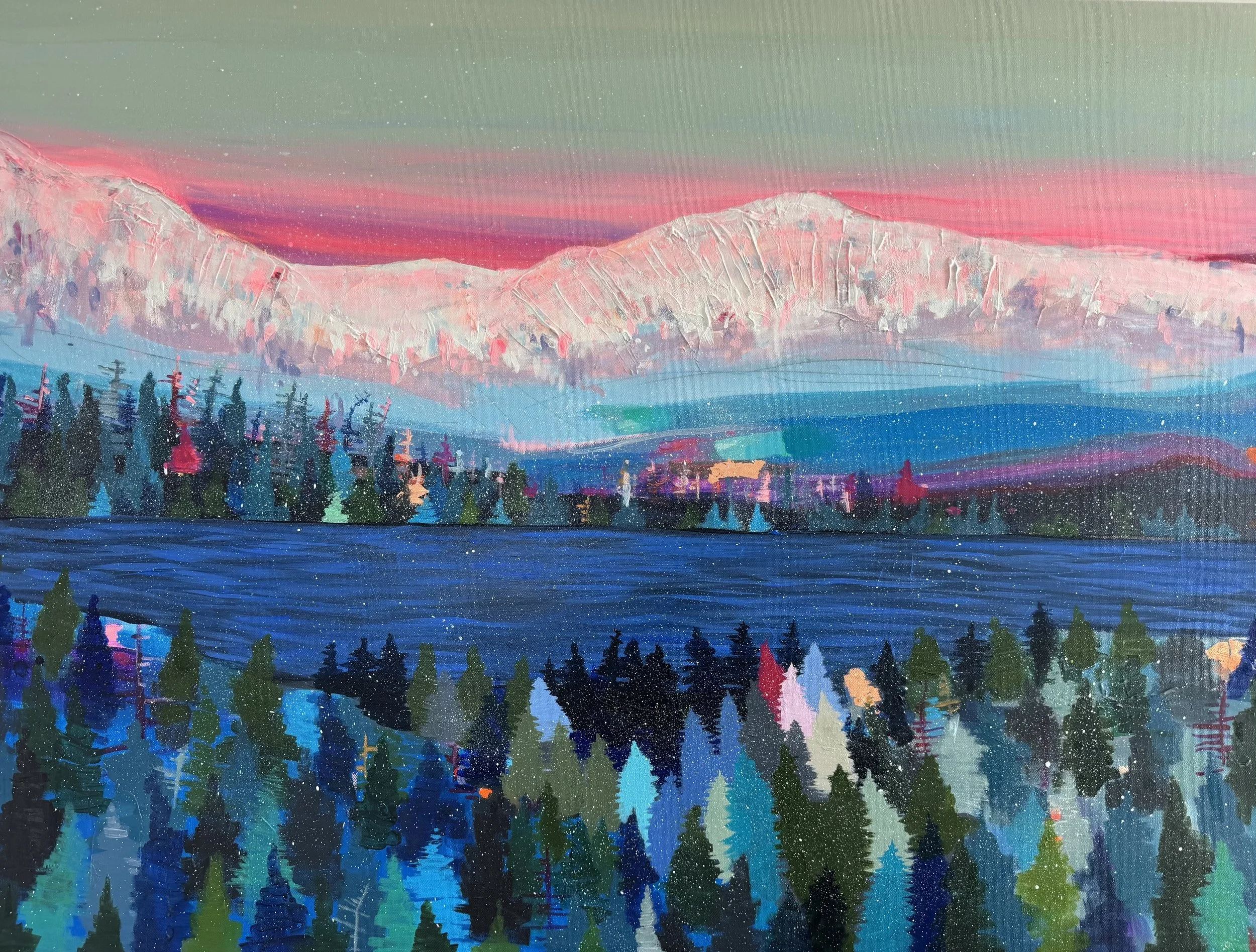 shimmer of alpenglow 48x36.jpg