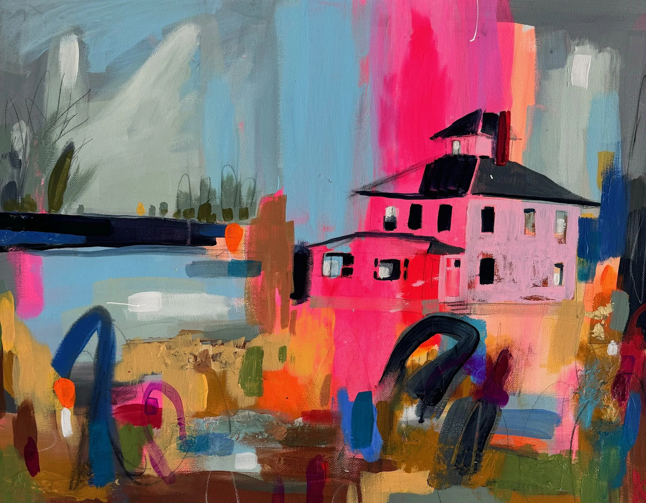 Pink House II 24x18.jpg
