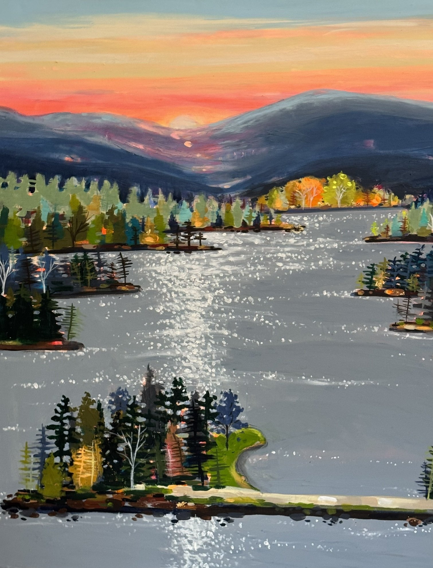 Museum quality fine art, large modern paintings
