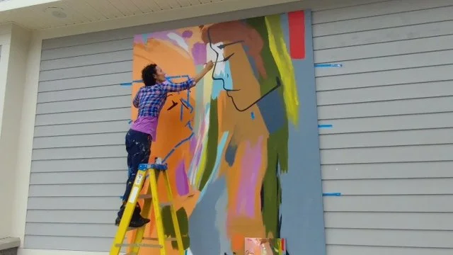 Mural at Settlersgreen by Rebecca klementovich