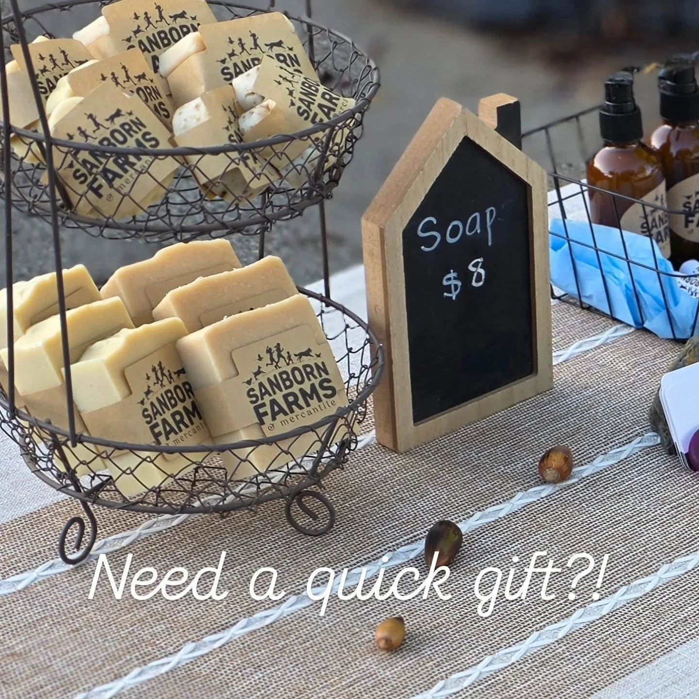 Need some local, small-batch goatmilk soap, lotions and balms? We've teamed up with @thepourover.aromas to have a selection with local-only prices!