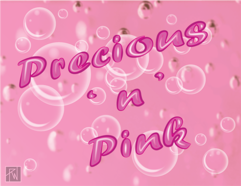 Precious 'n' Pink Facebook Wallpaper