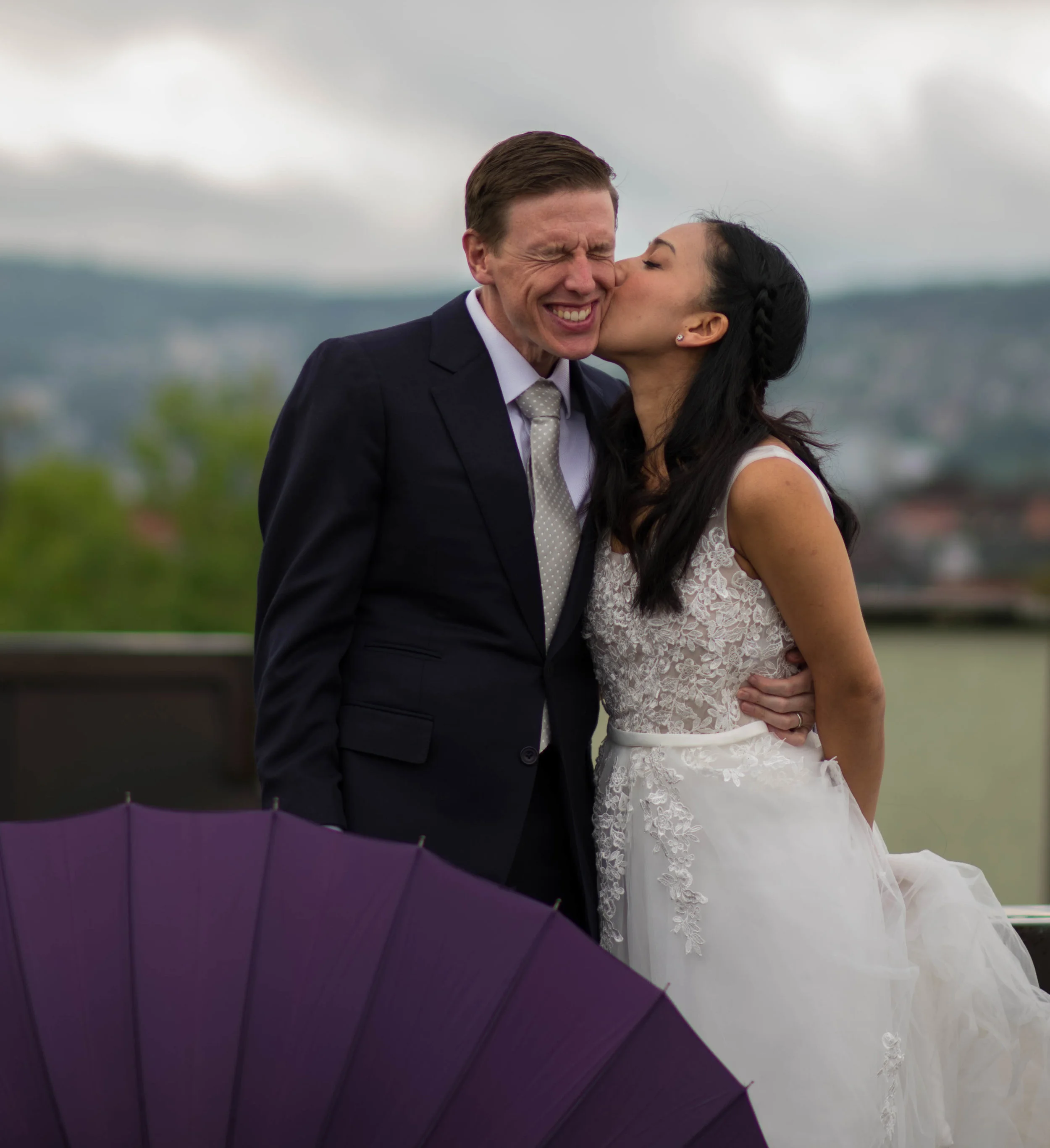 Kiss on the cheek