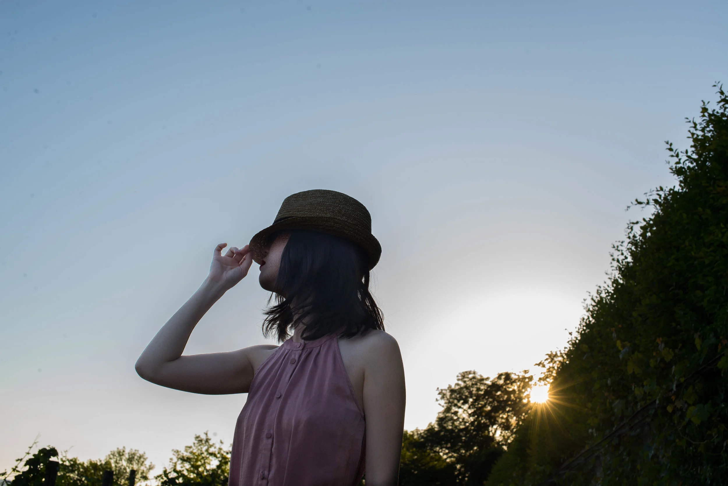 sunset portrait