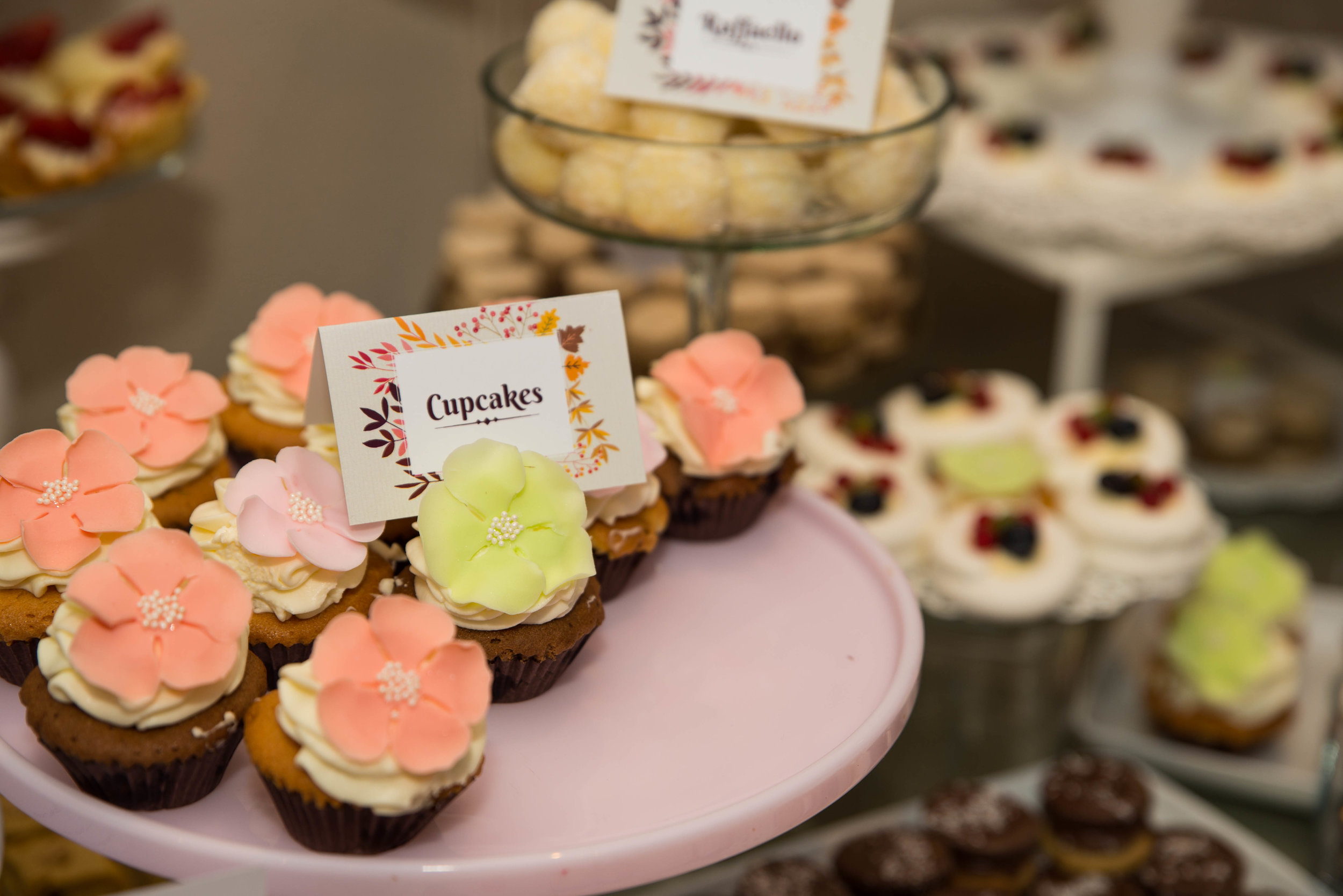 Flower cupcakes