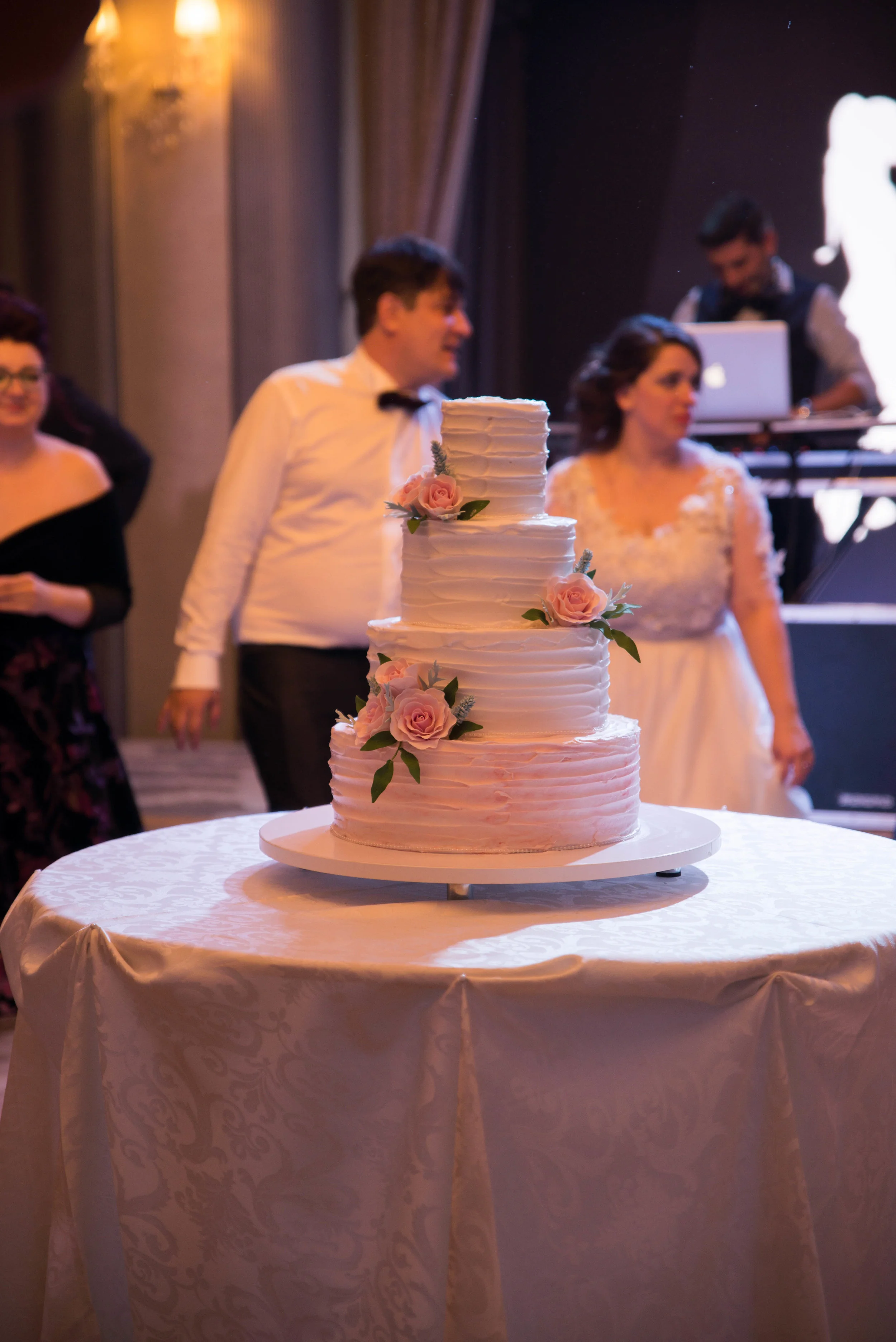 The cake steals the attention