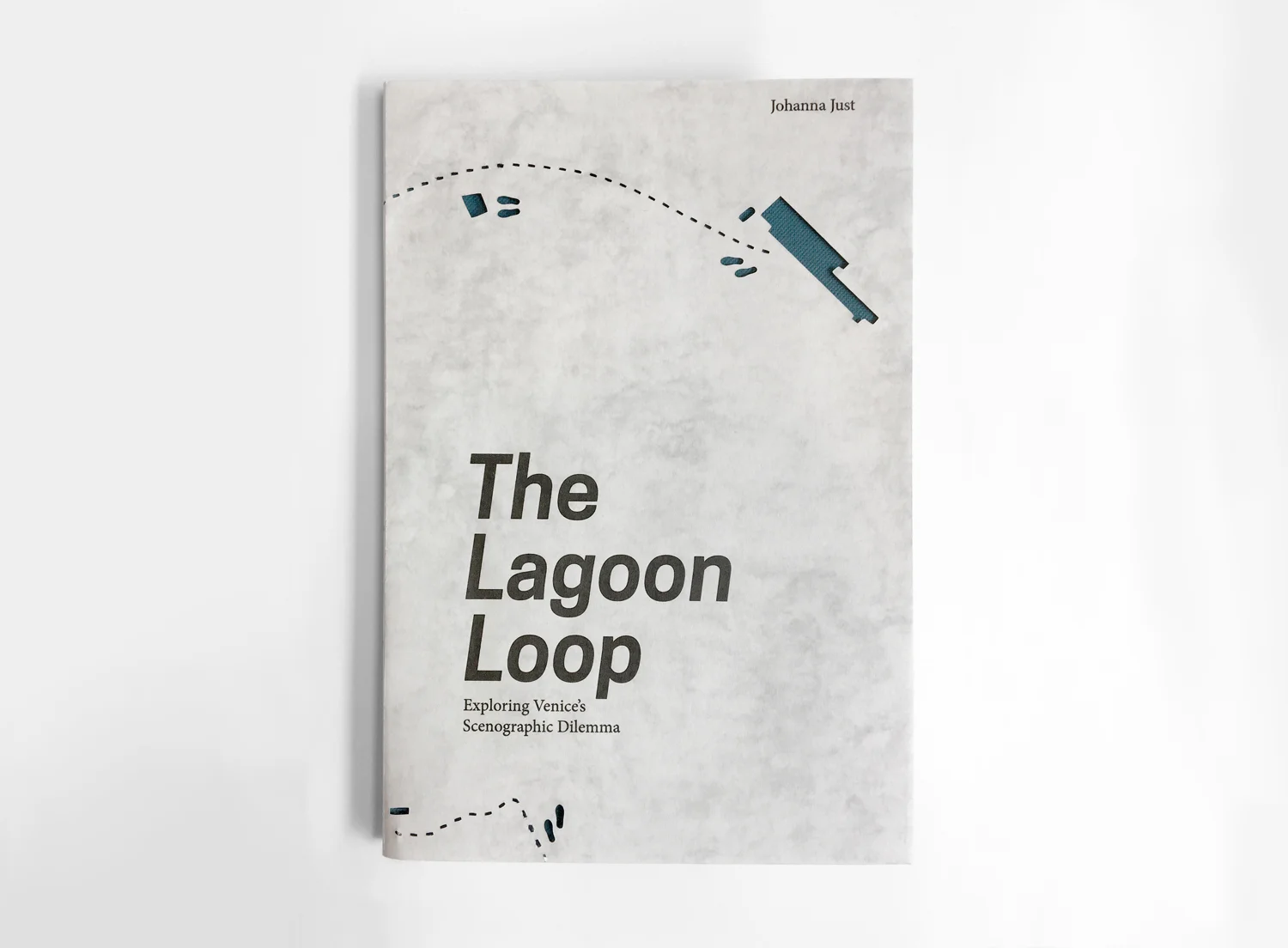 The Lagoon Loop - Exploring Venice’s Scenographic Dilemma, Thesis Tutor: Stelios Giamarelos ‘The Lagoon-Loop’, a play sited in Venice, follows the main characters Marco and Lorenzo on their round-trip through the city. Starting at the train station the two friends make their way to a screening of Groundhog Day close to San Marco. In the back of a watertaxi, they start a discussion about Venice’s scenographic character. Passing Piazza San Marco, the scenic and recursive traditions of the Venetians and their rulers become apparent; St. Mark’s Basilica is revealing the city’s strategies of demonstrating power using associations. Slowed down by the tourist masses, the protagonists encounter the main conflict: Venice is stuck in a feedback-loop without future perspectives. How can it be broken? After the screening of Groundhog Day, Marco and Lorenzo soon discover the parallels between Venice’s and Phil’s situation in the movie. What can the city learn from Phil’s escape of the loop?
