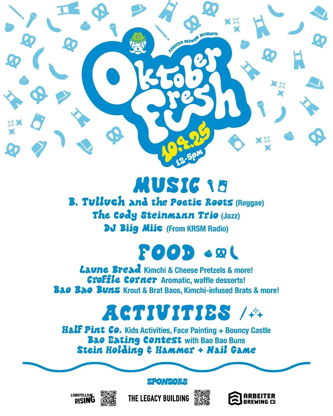 📣 NO STUDIO HOURS 10/4!!

Because I&rsquo;ll be at @arbeiterbrewing with my BFF Michelle serving up some OktoberFRESH kids activities and fun from noon to 3pm! 

(&ldquo;Hello, Twin Cities, we are @half.pint.co!!&rdquo; *crowd goes wild*)

Anyway, i