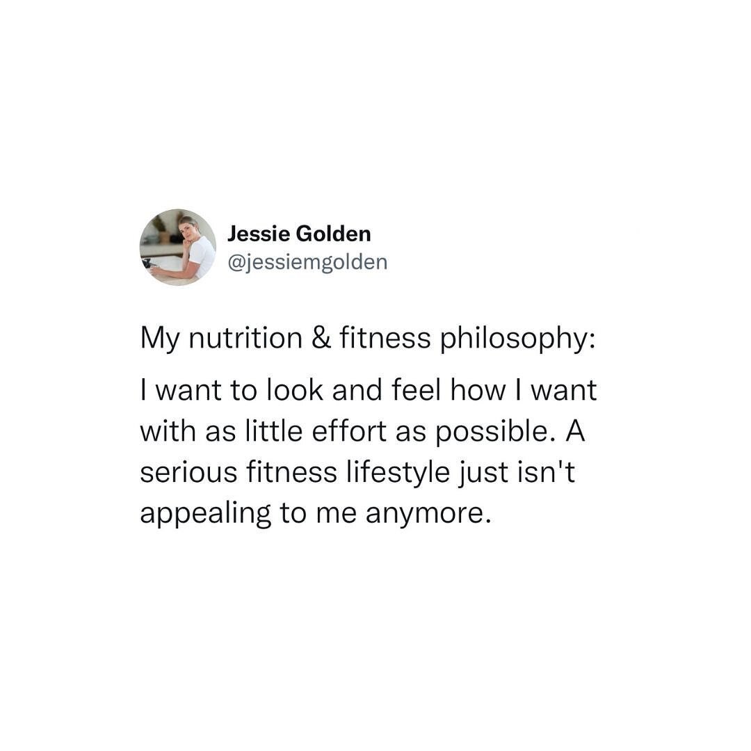 Confession time🤫

Over the last couple years, I&rsquo;ve felt less and less interested in a &ldquo;fitspo&rdquo; lifestyle or aesthetic. 

In the past, I&rsquo;ve been fascinated by how to optimize the ins+outs of fitness &amp; nutrition&mdash;and I