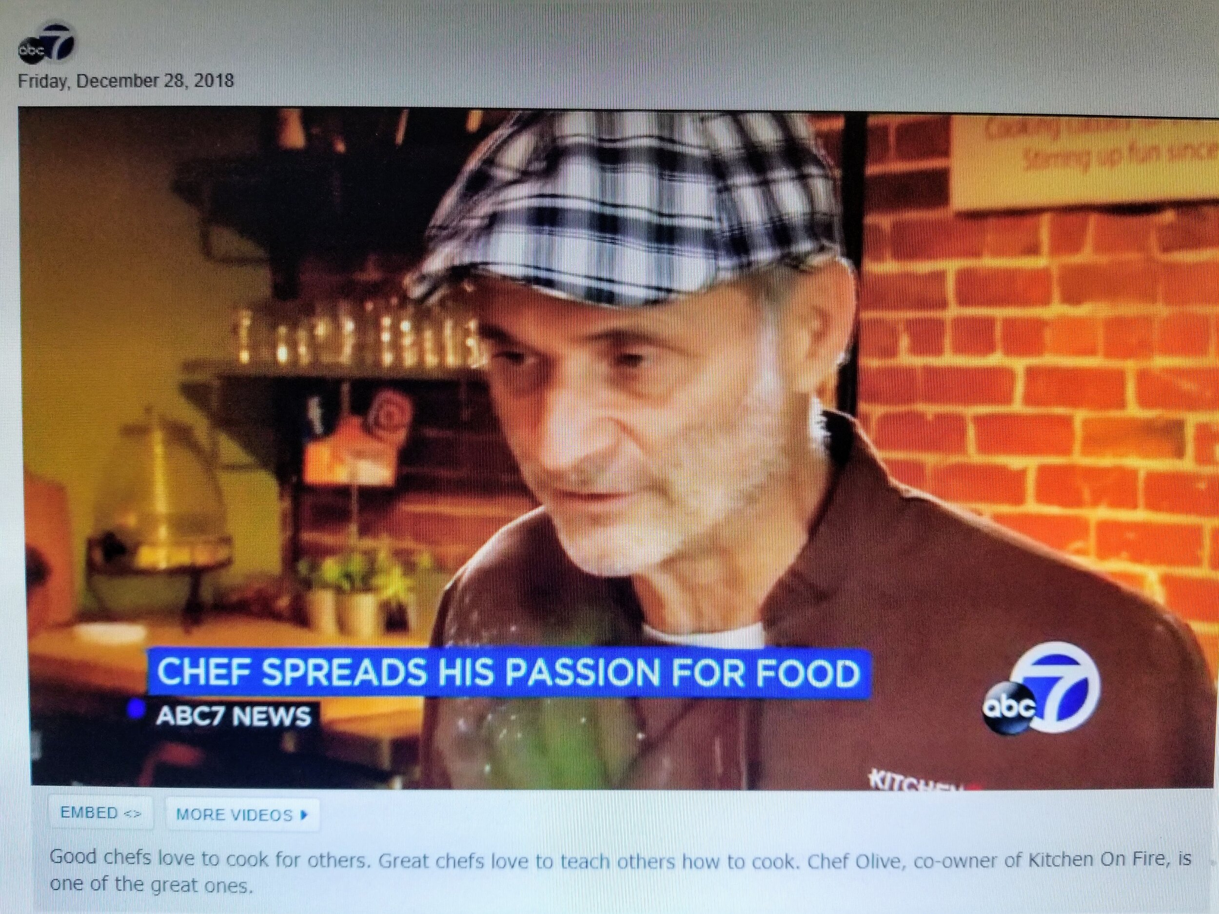 ABC7 STARS: EAST BAY CHEF CHANGING LIVES BY SHARING PASSION FOR FOOD