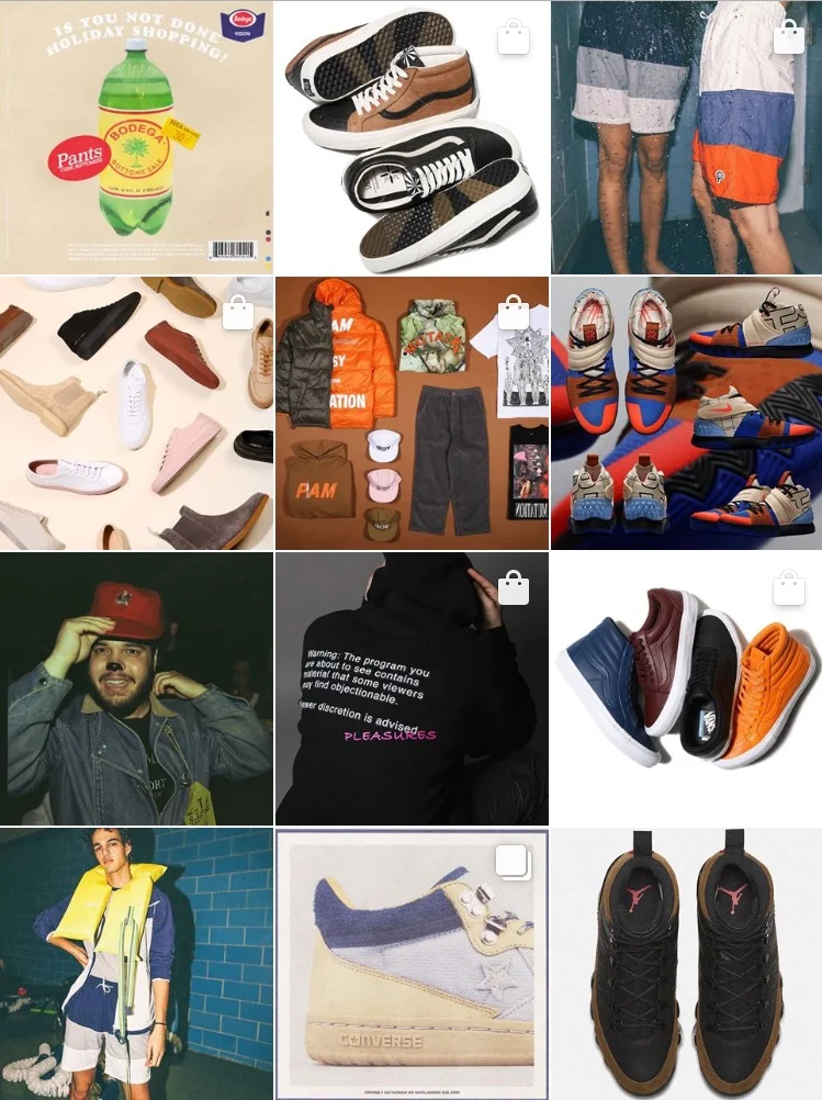 A Snapshot of Bodega's Instagram (@bodega) 