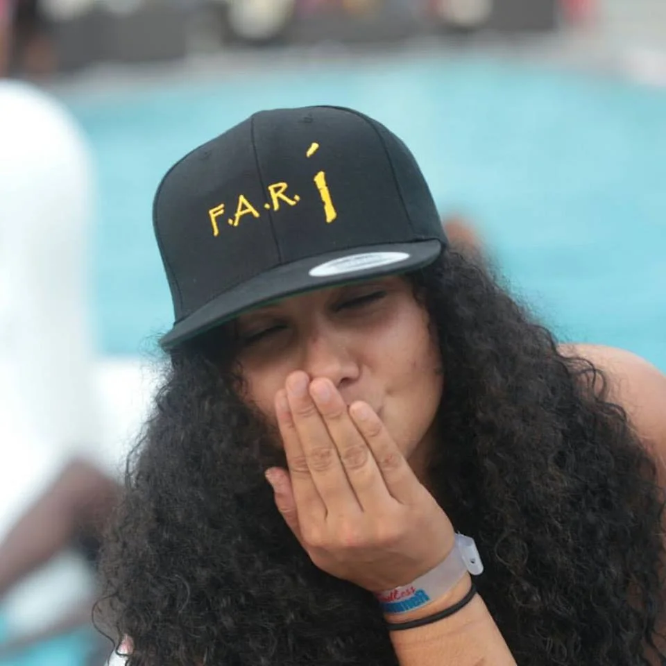 Fari Black and Gold Signature Snapback Hat