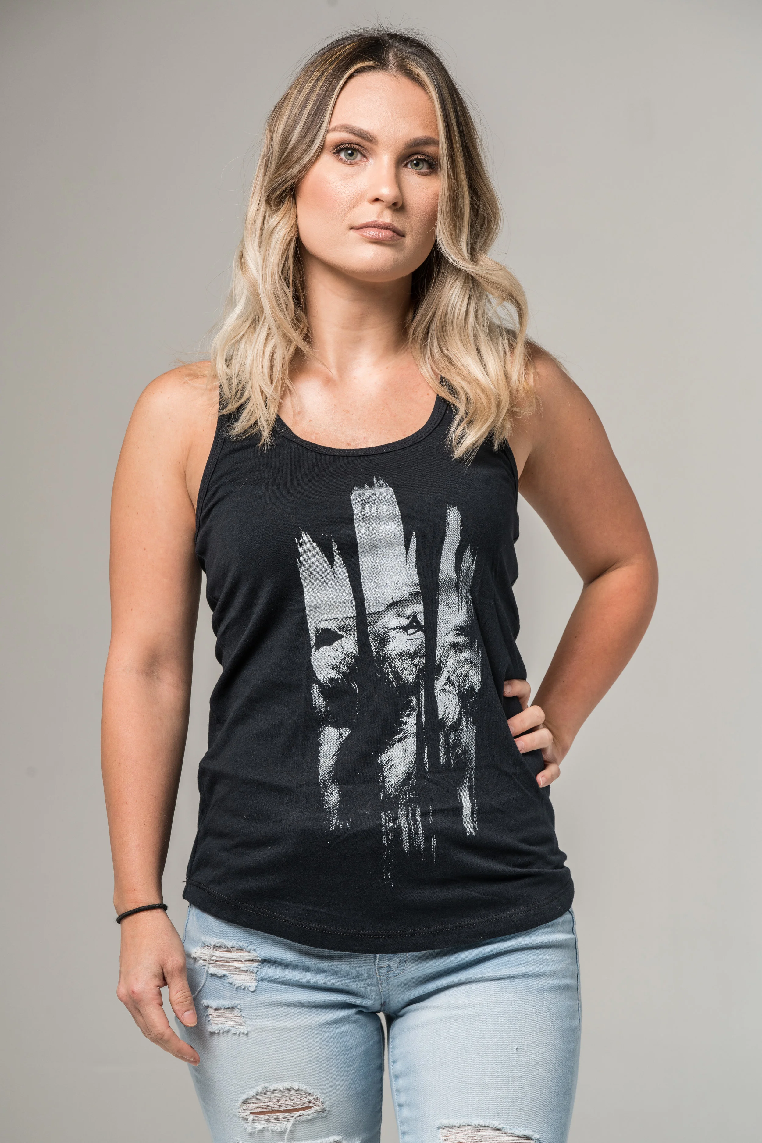 Far i Lion Claw Ladies Tank Top