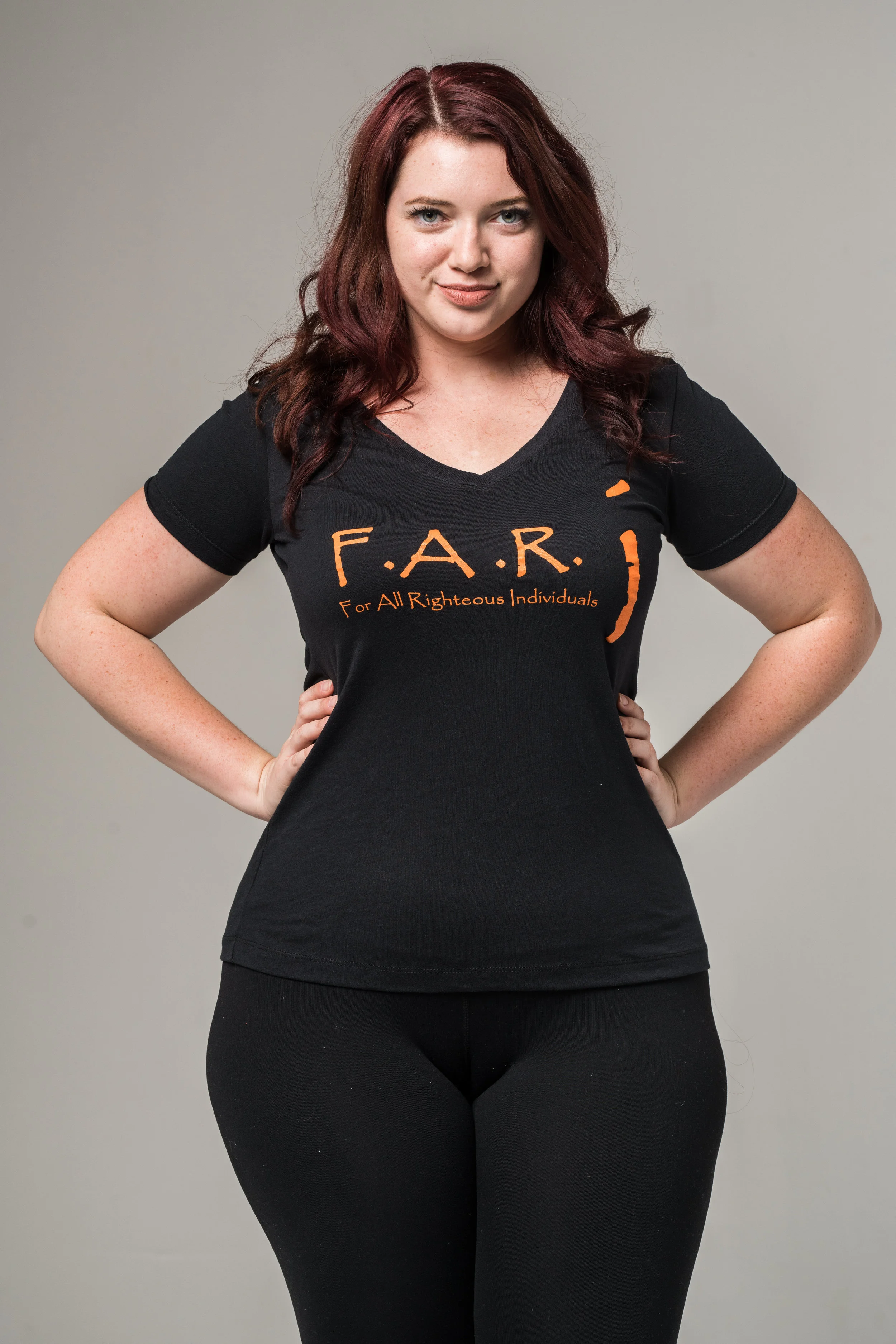 Far i Signature Navy Blue V Neck 