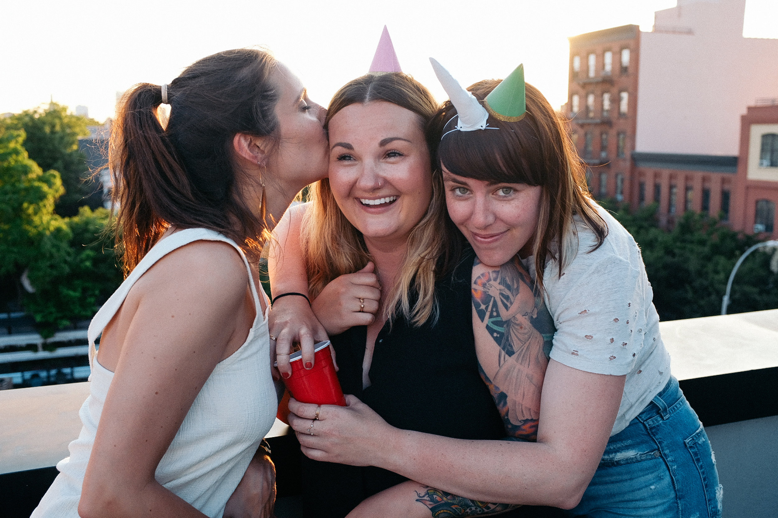  Natalie, Katie and Cass in Brooklyn, New York 2017  